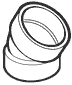 #0 30 Degree Elbow