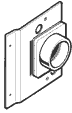 #0 Brick Wall Mounting Plate