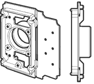 #0 90mm Stud Wall Mounting Bracket