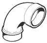 #0 Spigot 90 Degree Sweep Elbow