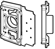 #0 70mm Stud Wall Mounting Bracket